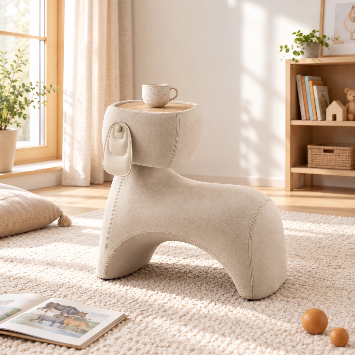 Pip — Swivel-head dog side table